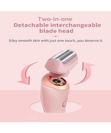 Duskofficial Razor Duskofficial The Glide Pro 3.0 Portable Ladies Shaver 2 in 1 Electric Waterproof Shaver Razors Bikini Trimmer for Women for Leg Arm Underarm Pubic Area (Pink) - Buy Online on GoSupps.com