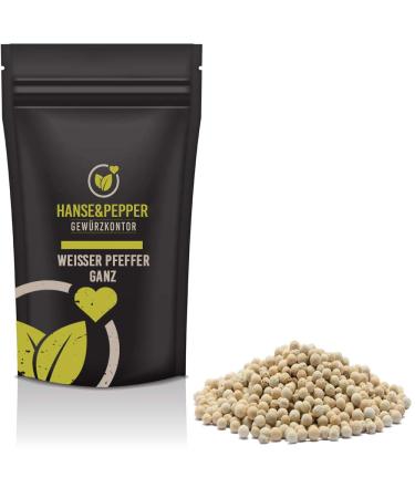 1kg pepper white whole pepper mill peppercorns white pepper naturally from Hanse&Pepper spices