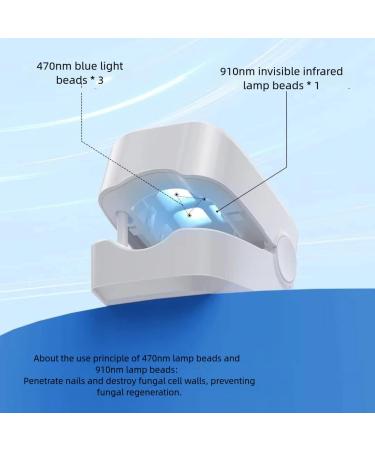 Nail Fungus Light for Toenails - Blue Light Therapy for Onychomycosis | FSA HSA Eligible | Effective Home Solution - Buy Online on GoSupps.com