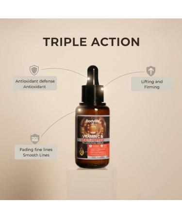 Multi Peptide Face Serum for Anti Aging with Collagen Boosting Reduces Wrinkles Face Hydrating Serum with Acetyl Hexapeptide8 Palmitoyl tetrapeptide-4 1.01 Fl Oz / 30 ml - Buy Online on GoSupps.com