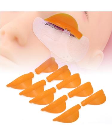 MAYOKIAAR 10 Pairs Lash Lift Shield Silicone Lift Pads for Eyelash Perm Reusable Lash Lift Pads Eye Lash Lift Tint Perm Separator Kit Soft Silicone Makeup Tool for Lashes Lifting(Orange) - Buy Online on GoSupps.com