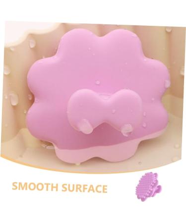 FRCOLOR Pack of 2 Cleaning Brush Makeup Remover Handy Silicone Face Brush Tool Face Sponge Face Scrub Brush Exfoliating Brush Cosmetic Scrubber Skin Care Brush 5.20X5.20X3.00CMx2pcs - Buy Online on GoSupps.com