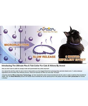 Arava Flea Tick Prevention Collar for Cats Kittens Length