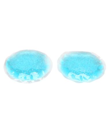 Reusable Eye Gel Pads Gel Eye Mask Cold Pack Eye Cooling Pads Blue Round Swelling Eye