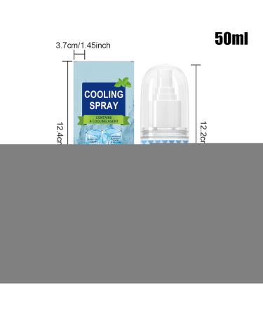 Refreshing for Hot Weather - Refreshing Face Mist 50ml - Cooling Spray for Heatwaves Outdoor Sports Golf Daily Commuting Cycling Hiking - Buy Online on GoSupps.com