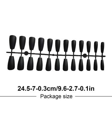 dijiusidy 1 Set French Tip Press on Nails Extra Long Matte Adhesive Tabs Full Cover Ballerina Style Decorations for Women Girls Type 2 - Buy Online on GoSupps.com