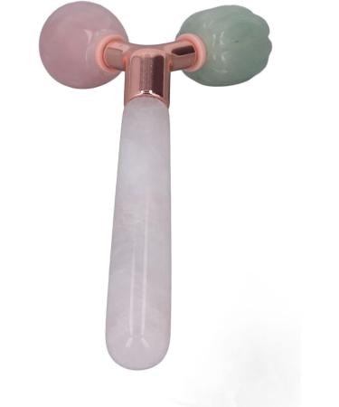 Jade Face Massager Roller | Skin Tightening & Puffiness Reduction | Handcrafted Facial Lifting Tool for Women - Shop Internationally - Buy Online on GoSupps.com