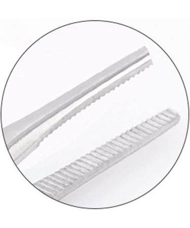 NBGGFF Tweezers Ophthalmology Equipment Plastic Surgery Medical Tweezers Double Eyelid Beauty Tools Teeth and Hooks Size 12cm - Buy Online on GoSupps.com