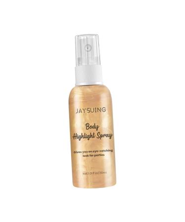Body Glitter Spray Highlighter 30ml - Gold | Perfect for Hair & Body | Travel Size for Festivals Raves & Nightclubs - Buy Online on GoSupps.com