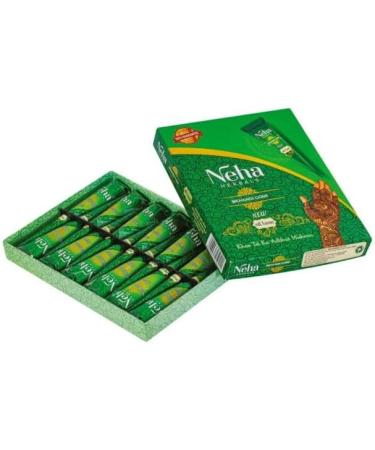 Lot de Cone de henn par 3 - Couleur naturelle coloration semi permanente henna pret a l'emploi Neha - Buy Online on GoSupps.com