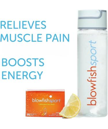 Blowfish Sport Pain Relief Effervescent Tablets 20ct | Eases Sore Muscles & Boosts Energy | Perfect for Athletes & Morning Workouts - Buy Online on GoSupps.com
