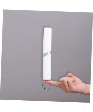 Buy Gatuida Travel Toothbrush Case Set - Durable White Toothbrush Tube Container & Protective Cover for International Shipping - Buy Online on GoSupps.com