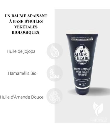 Mans Beard Soothing Premium After Shave Balsam - 100ml | Repair Irritated Skin & Prevent Razor Burn - Buy Online on GoSupps.com