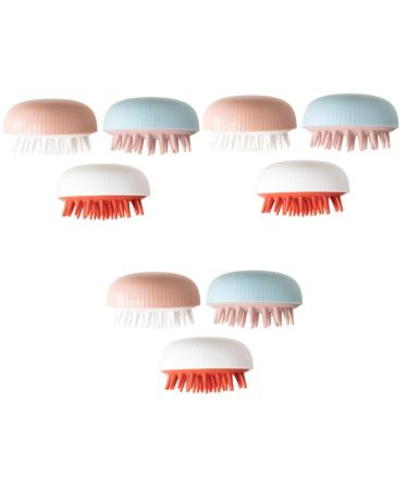 Beaupretty 9 Stk Shampoo brush hair accessories hair accessories cleaning tool for hairbrush head massage brush cleaning brush cleaning ridge head washbeaft itching.