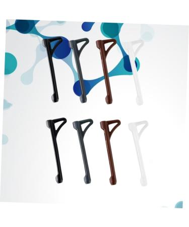 Lurrose Silicone Temple Tips - 4 Pairs Glasses Tube Holders & Ear Pads | Anti-Slip Glasses Band Holder for Comfort & Stability - Buy Online on GoSupps.com