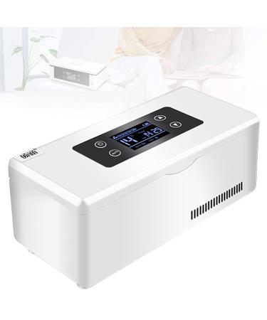 Electric Mini Insulin Cooler Box Mini Cool Boxes Drug Cooler Constant Temperature Mini Fridge Suitable for Cars Travel Medicine Fridges 2 Battery