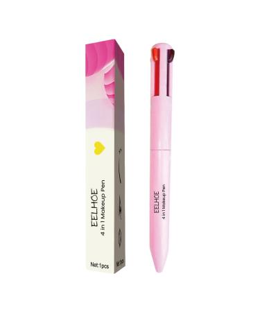 4 In 1 Makeup | Multipurpose Sweatproof for Making up Highlighter Brow Liner Eye Liner and Lip Liner for Home Shopping Working Gathering Shakven