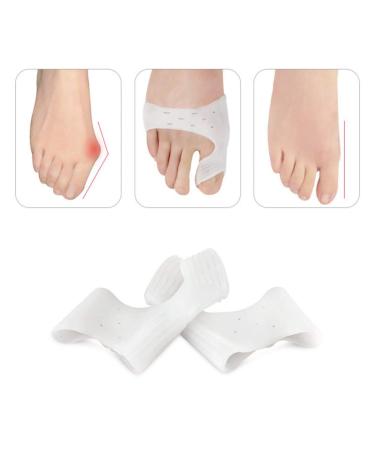 2 Pairs Bunion Wraps & Toe Spacers - Adjustable Splint Splits for Pain Relief | Protectors for Broken Toes & Bunion Braces - Buy Online on GoSupps.com