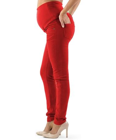 Milano Maternity Jeans - Ultra Stretch Butter Soft Denim, High Waisted Over-the-Bump Band, Comfortable Slim Fit for Pregnant Women - Buy Online on GoSupps.com