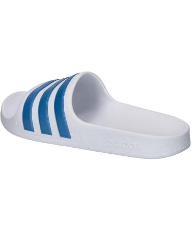 Buy adidas Unisex Kids Adilette Aqua K Slippers 34 EU - Ftwr White Blue Fusion | International Shipping Available - Buy Online on GoSupps.com