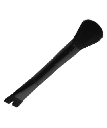 FOMIYES Highlight/brighten brush Concealer powder brush cosmetic brush face brush aluminum tube highlighter blush brush Face Brushes nylon Cosmetics Brush contour brush 13.50X2.50X2.00CM Black