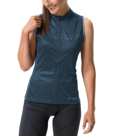 VAUDE Women's Posta Fz Tricot SL T-Shirt 42 - Dark Sea Uni | Premium Eco-Friendly Apparel for International Shipping - Buy Online on GoSupps.com