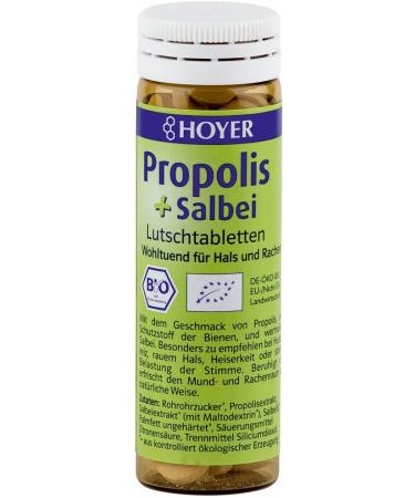  Hoyer Propolis and Sage Lozenges 12 x 30g - Buy Online on GoSupps.com