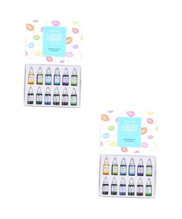 FRCOLOR 24 Pcs Lip Glaze Raw Material c Pigment Lip Gloss 0.04 Ounce (Pack of 1) As Shownx2pcs