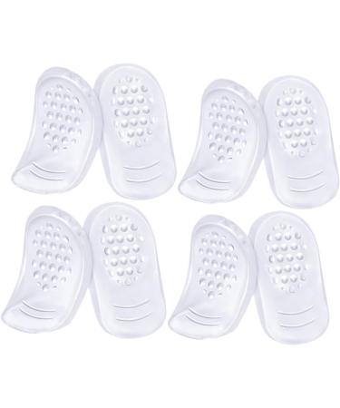 Buy Healvian 8 Pairs Self-Adhesive Silicone Heel Protectors - Invisible Gel Heel Pads for Women - Comfort & Pain Relief Insoles - Buy Online on GoSupps.com