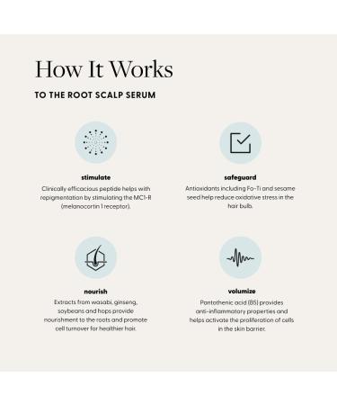 Arey To The Root Serum Slows Grey Hair Growth and Preserves Pigment - Vegan - Unscented - 2.2floz - Buy Online on GoSupps.com