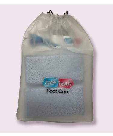 Ever Ready Dual Action Cellular Glass Pumice Stone for Feet Callus Remover/Foot Scrubber 4 x Pack - Buy Online on GoSupps.com