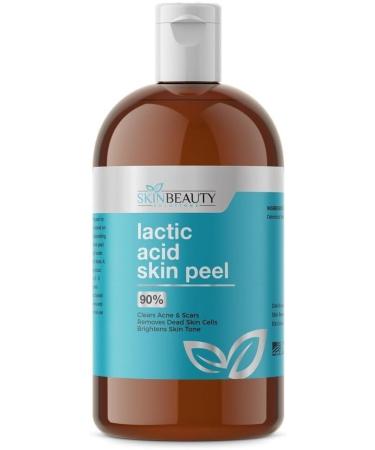 Skin Beauty Solutions (4 Oz / 120 Ml) Lactic Acid 85% Skin Chemical Peel- Alpha Hydroxy (AHA) For Acne Skin Brightening Wrinkles Dry Skin Age Spots Uneven Skin Tone Melasma & More