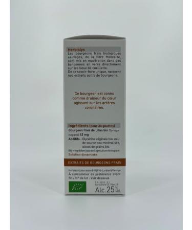 Herbiolys Lilac buds 50 ml Organic - Buy Online on GoSupps.com