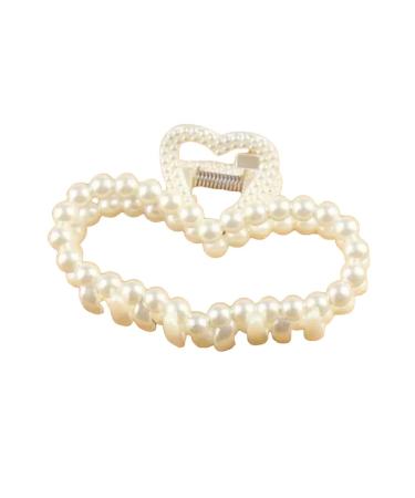 New 2025 Luxury Trendy Big Pearls Acrylic Hair Claw Clips Round Pearl Makeup Hair Styling Barrettes For Women Hair Accessories Jewelry Fashion Accessories Creative Gift