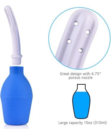 QMZDXH 2-Pack Enema Flushing Cleaning Kit | Portable Silicone Vaginal Shower for Men & Women | Comfortable & Superior Design - Buy Online on GoSupps.com