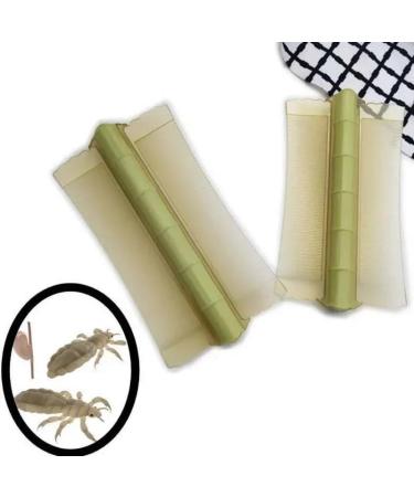 Double-Sided Head Lice Comb | Detachable Narrow Fine Tooth | Flea & Dandruff Removal Tool - Green - Buy Online on GoSupps.com