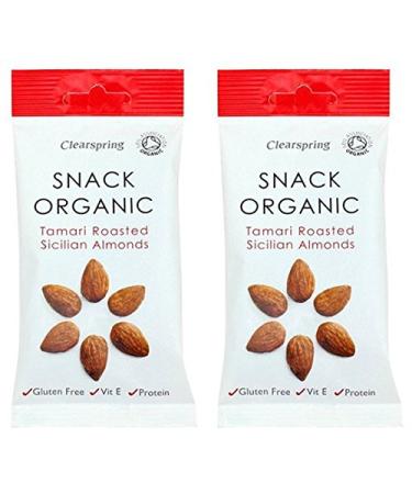 Clearspring Tamari Roast Sicilian Almonds - 2 x 30g
