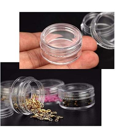Proleo 100pcs 5G Sample Containers - Ideal for Cosmetics Lip Balm Ointments & Jewelry - Secure Screw Cap - White - Buy Online on GoSupps.com