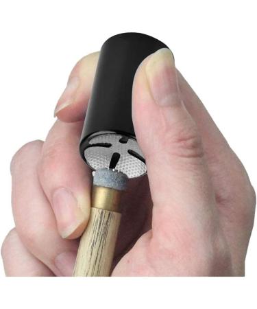 Billiard Tip Shaper & Cue Tip Pick Tool - Compact Aluminum Design for Cue Sports Accessories (Black) - Buy Online on GoSupps.com