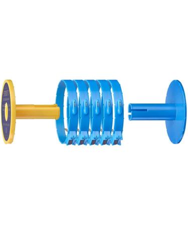 WAKU Stroft Line Leader Spool System with Cutter Rings - Set of 5 for Ultimate Fishing Precision | International Shipping Available - Buy Online on GoSupps.com