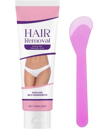  JINGLING JINGLING Hair Removal Cream Skin Balm 120g with Squeegee | Hair Removal Cream for Pubic Area - For Intimate Area Legs Underarms Back and Bikini Lines - Buy Online on GoSupps.com
