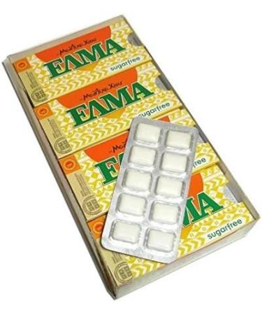 Elma Sugar Free Chios Mastic Gum 4x10 Pieces / 4x14gr - from 100% Fresh Original Xios (Masticha or Mastixa) - Buy Online on GoSupps.com