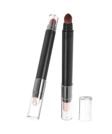 WOONEKY 2pcs Eye for Eyeshadow Make up Brushes Eyeshadow Eye Brushes for Eyeshadow Makeup Eye Abs Black