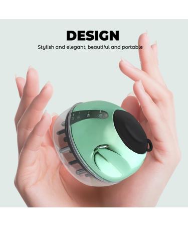 MEGZIHXN Hair Oil Applicator Bottle with Scalp Massager - Root Comb Applicator Bottle for Better Not Younger Hair Products (Mint Green) - Buy Online on GoSupps.com