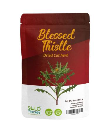 Blessed Thistle Herb 4 oz Resealable Bag Blessed Thistle Tea Cardo Bendito Holy Thistle 100% Natural Cnicus Benedictus