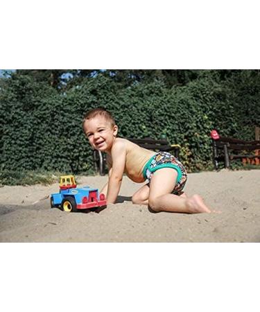 Buy Petit Lulu Size 2 Powy Overpants (5-16 kg) - Washable Waterproof Baby Diaper Pants | Eco-Friendly Fleet Diapers | One Size | Made in EU - Buy Online on GoSupps.com