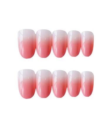 Chtom Wearing a Nail Fake Fingernail Film Finished Metal Long Matte Nail Patch Glue (Color : Purple)