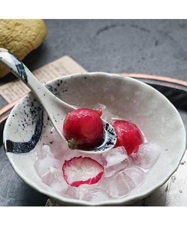 Fruit Bowl 5.5 Inch Retro Bowl Ceramic Tableware Fruit Salad Soup Bowls Janpanese Breakfast Dessert Dinnerware Kitchen Fruit Dish (Color : Spherical Bowl) - Buy Online on GoSupps.com