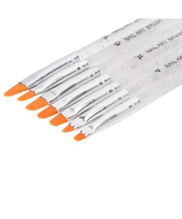 Nail Art UV Gel Extension Pen Set - 7pcs Professional Manicure Tool for Stunning Nail Designs | International Shipping - Buy Online on GoSupps.com