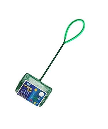 PENN-PLAX Quick-Net Aquarium Fish Nets  Durable, Strong, and Safe  Color May Vary (Blue or Green) 4" Net - Buy Online on GoSupps.com